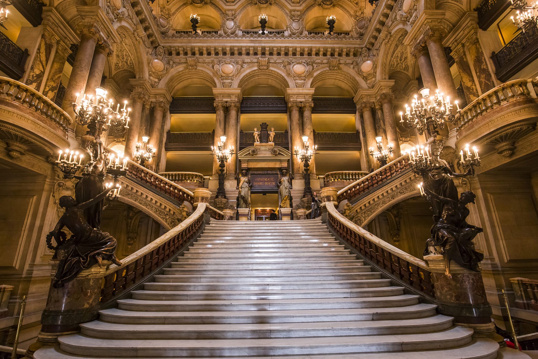 The Grand Staircase of the Paris Opera with a Baby Carrier - Gnarfgnarf ...