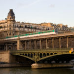 Taking Paris Line 6 Aerial Métro from East to West