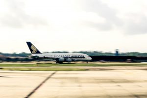 Singapore Airlines A380 Changi Airport